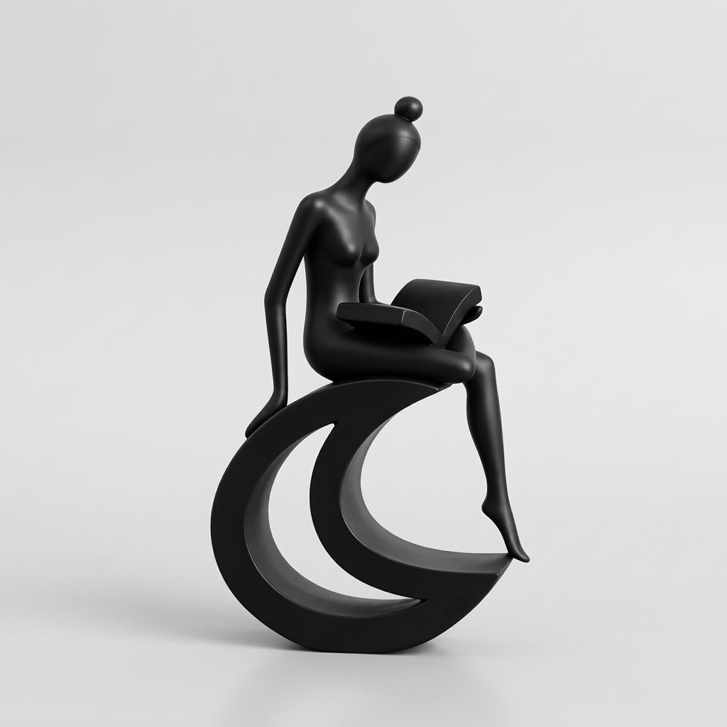Escultura Abstrata de Dançarina em Resina - foto 3 - Bedance