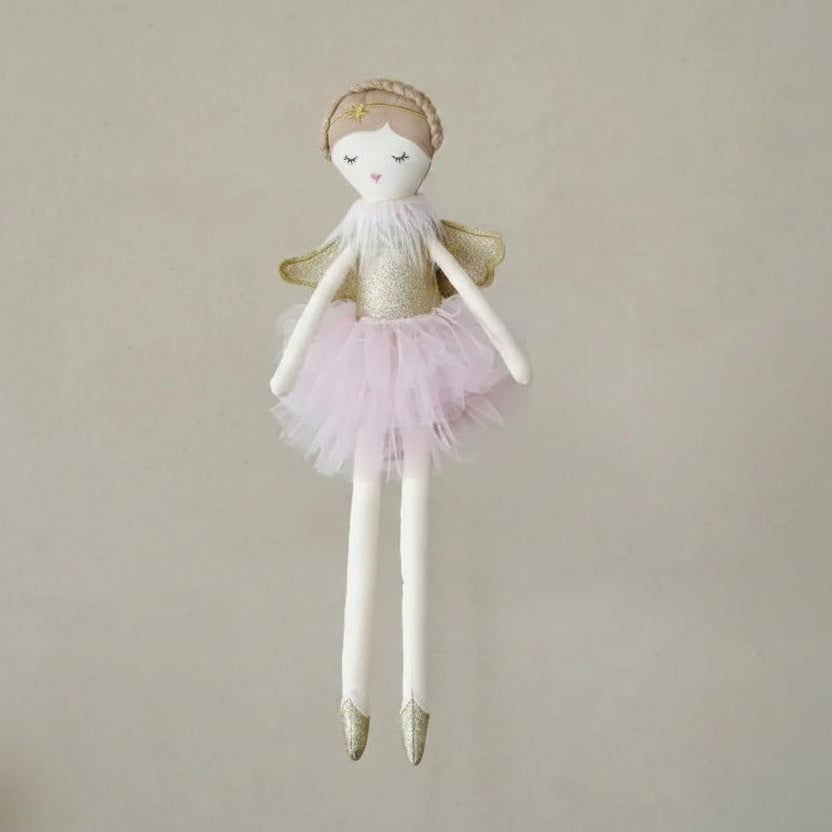 boneca bailarina de branco