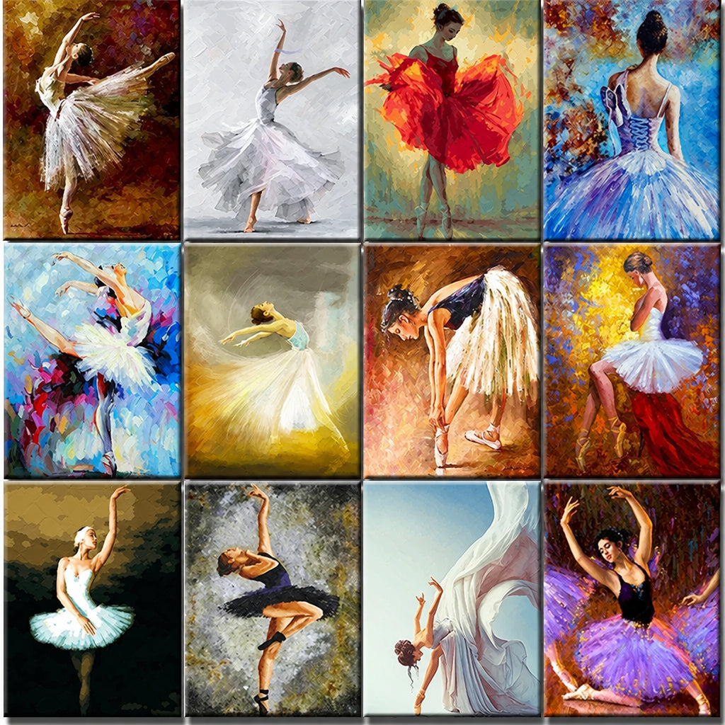 Kit Pintura por Números Bailarina - Bedance