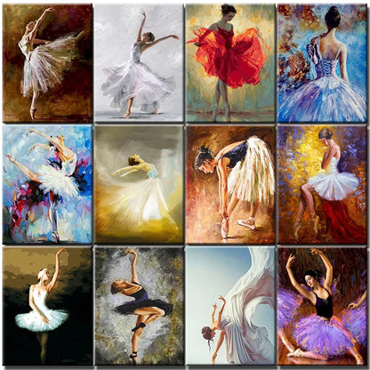 Kit Pintura por Números Bailarina - foto 7 - Bedance