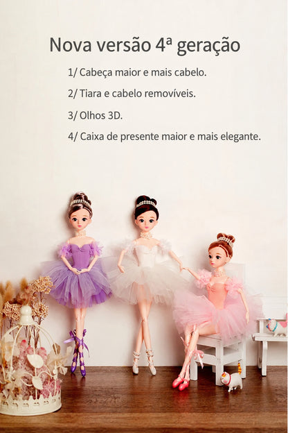 Boneca Bailarina Articulada 30 cm - foto 9 - Bedance