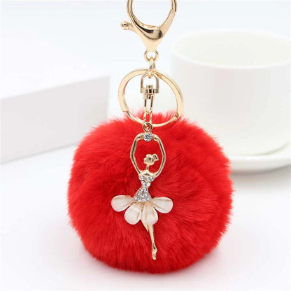Chaveiro Bailarina com Strass e Pompom - foto 19 - Bedance