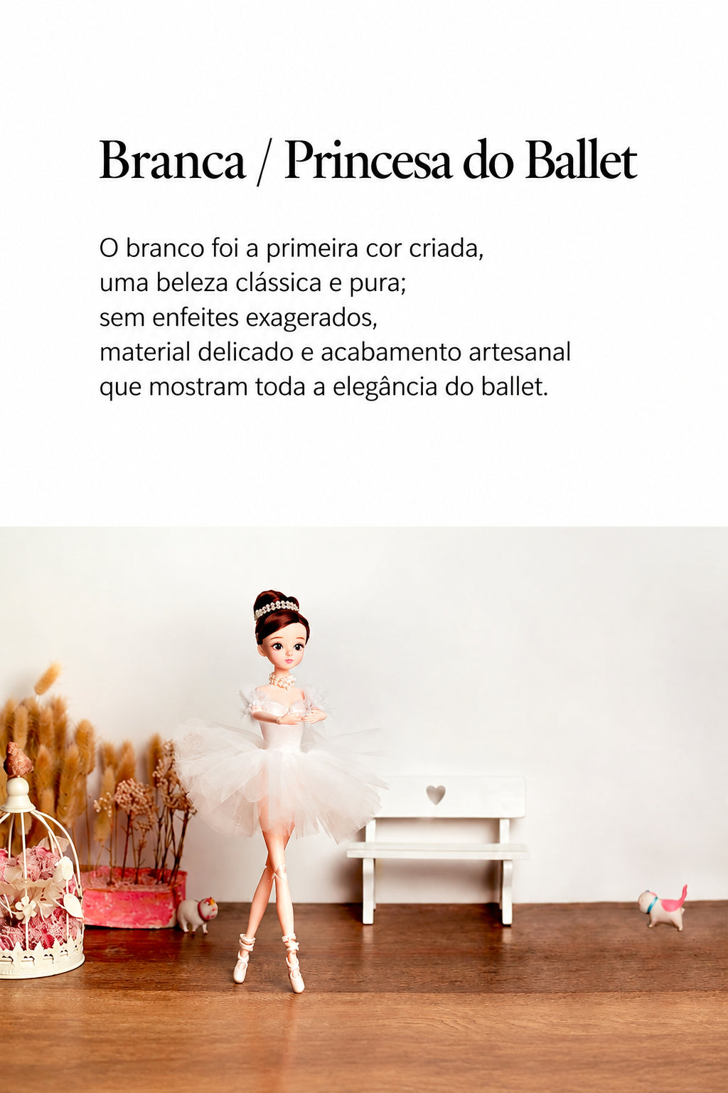 Boneca Bailarina Articulada 30 cm - foto 11 - Bedance