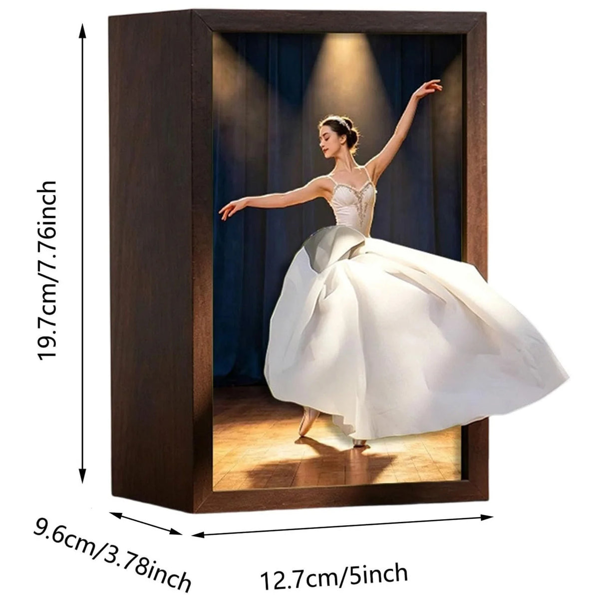 Porta-Lenços de Madeira Bailarina com Saia de Papel - foto 19 - Bedance