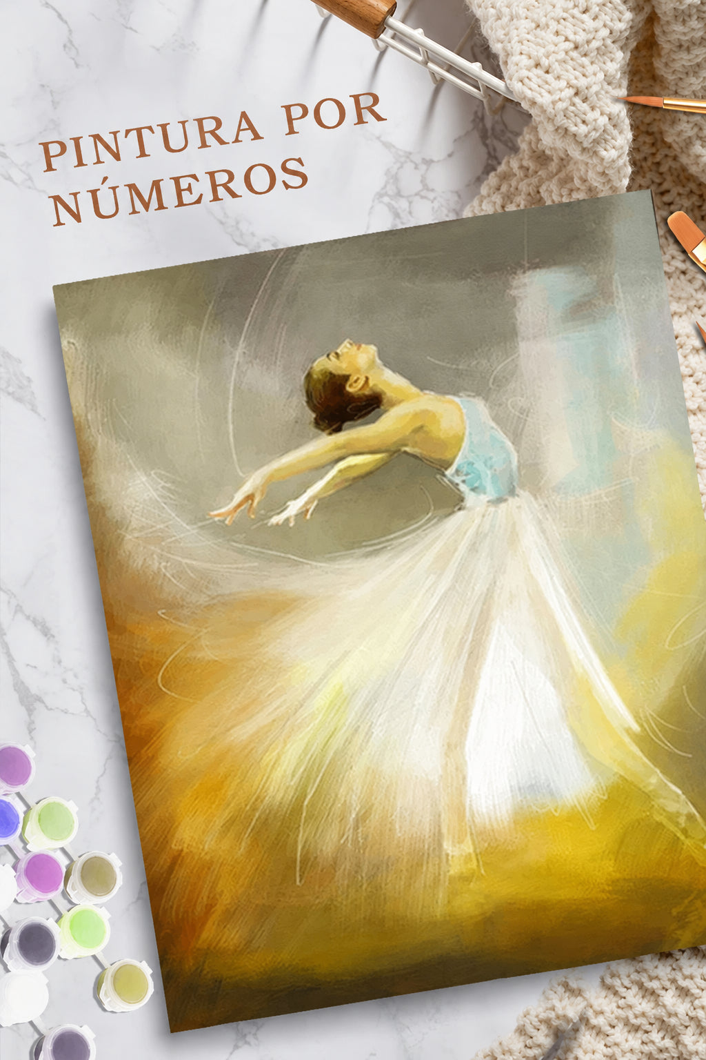 Kit Pintura por Números Bailarina - foto 2 - Bedance