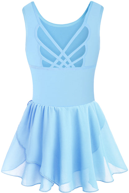 Collant Infantil com Saia e Costas de Borboleta - foto 3 - Bedance