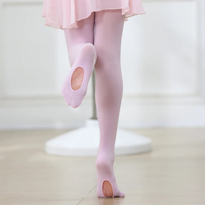 Meia-Calça de Ballet Infantil Conversível - foto 4 - Bedance