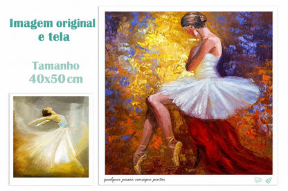 Kit Pintura por Números Bailarina - foto 3 - Bedance