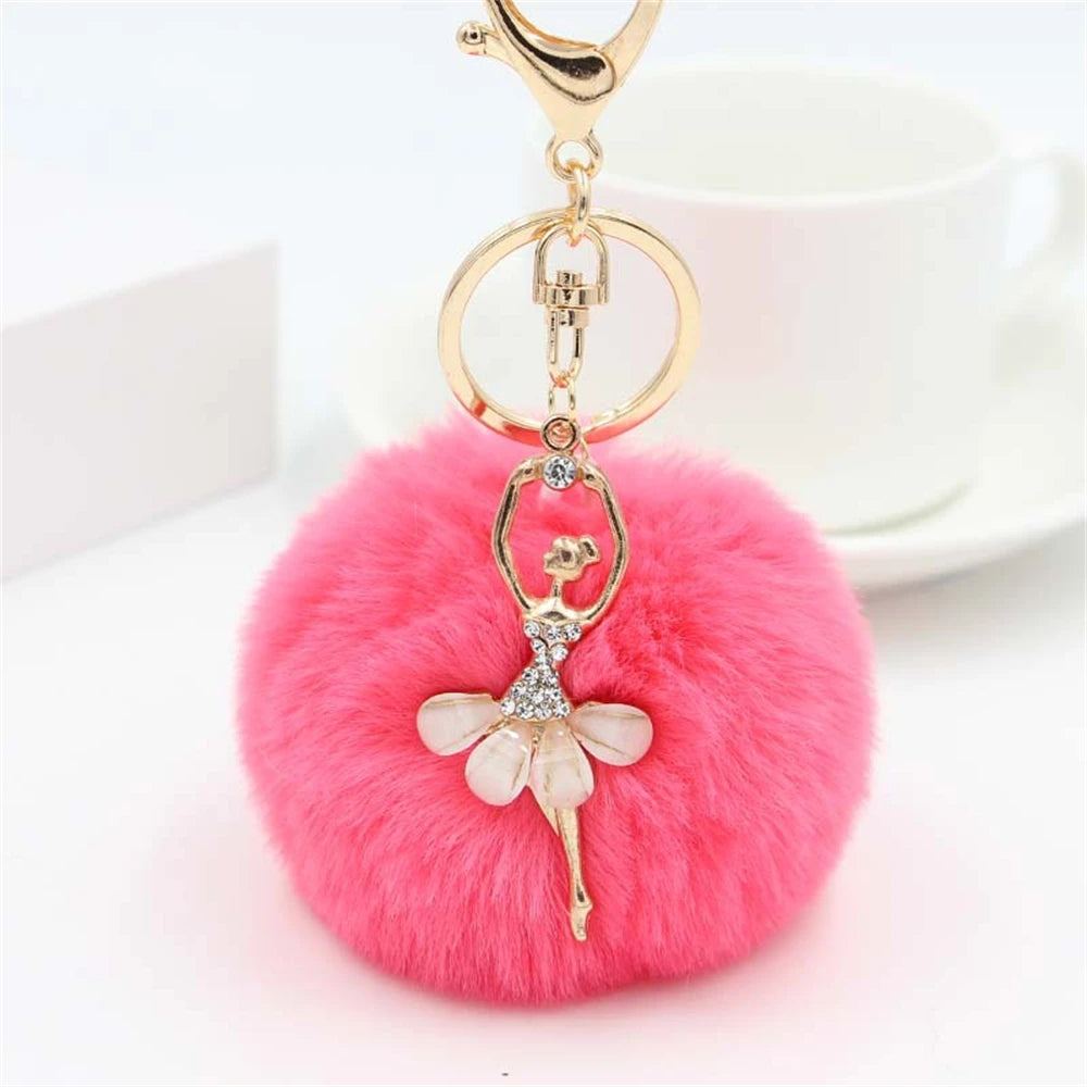 Chaveiro Bailarina com Strass e Pompom - foto 17 - Bedance