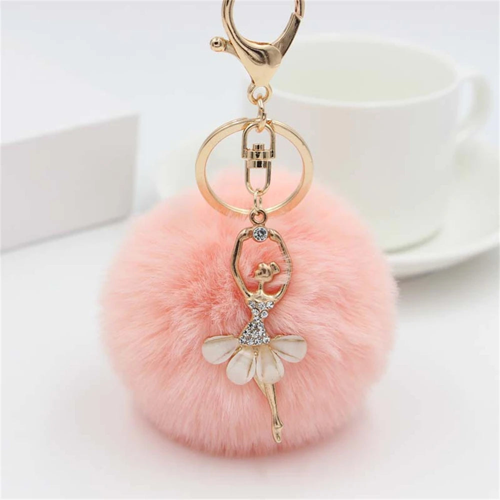 Chaveiro Bailarina com Strass e Pompom - foto 21 - Bedance