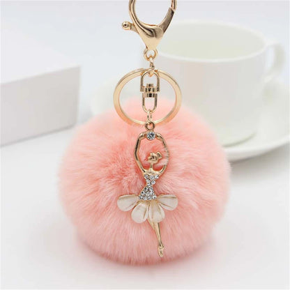 Chaveiro Bailarina com Strass e Pompom - foto 21 - Bedance
