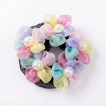 Redinha de Coque com Borboleta e Pérolas - foto 10 - Bedance