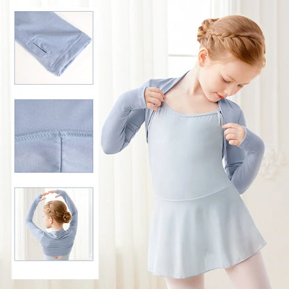 Bolero de Ballet Infantil Manga Longa - foto 5 - Bedance