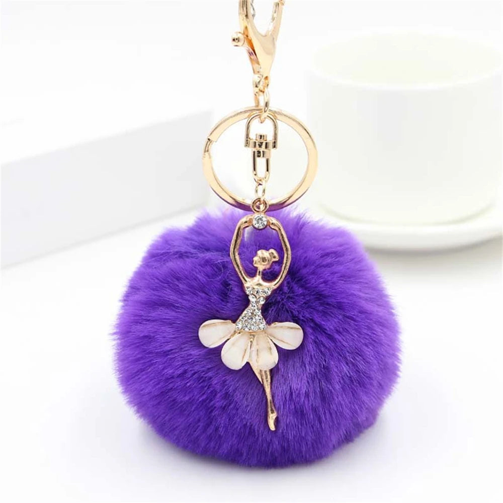 Chaveiro Bailarina com Strass e Pompom - foto 25 - Bedance