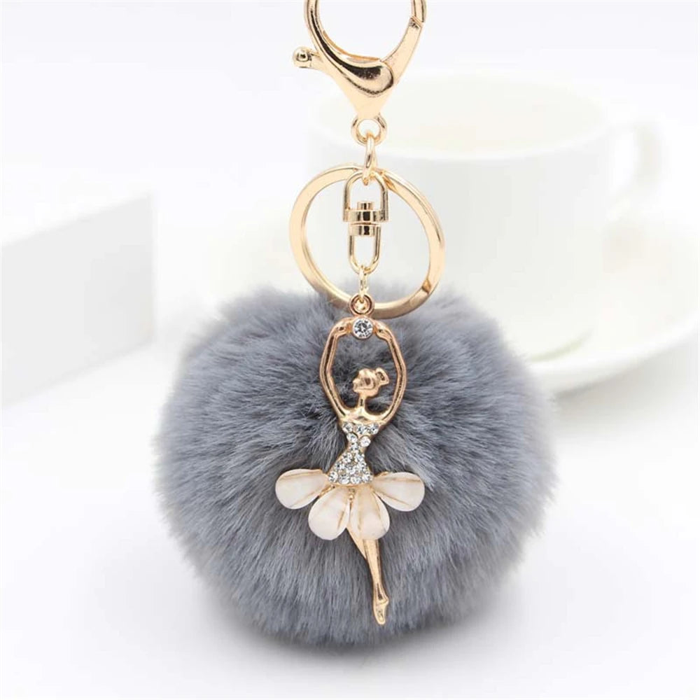 Chaveiro Bailarina com Strass e Pompom - foto 18 - Bedance