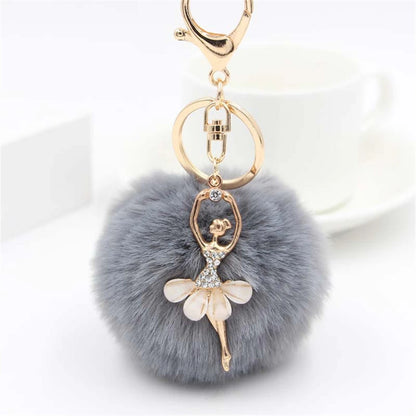 Chaveiro Bailarina com Strass e Pompom - foto 18 - Bedance