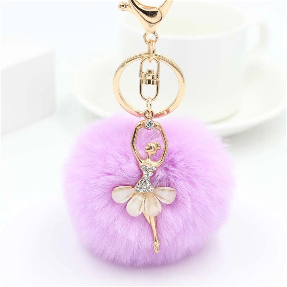 Chaveiro Bailarina com Strass e Pompom - foto 20 - Bedance