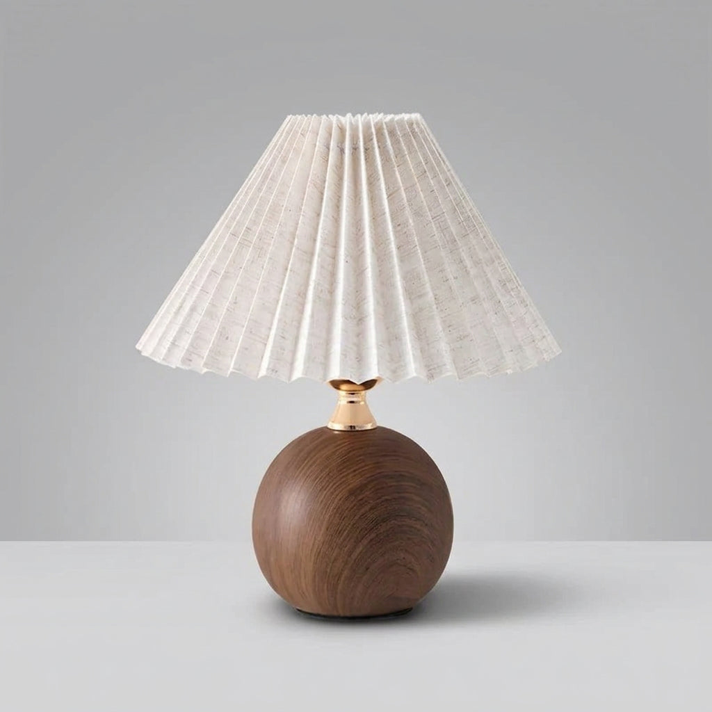 Luminária de Mesa Plissada com 3 Tons de Luz - foto 10 - Bedance