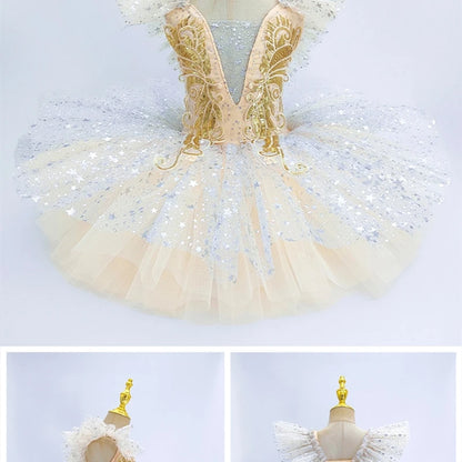 Vestido de Ballet Infantil com Corpete de Paetês - foto 2 - Bedance