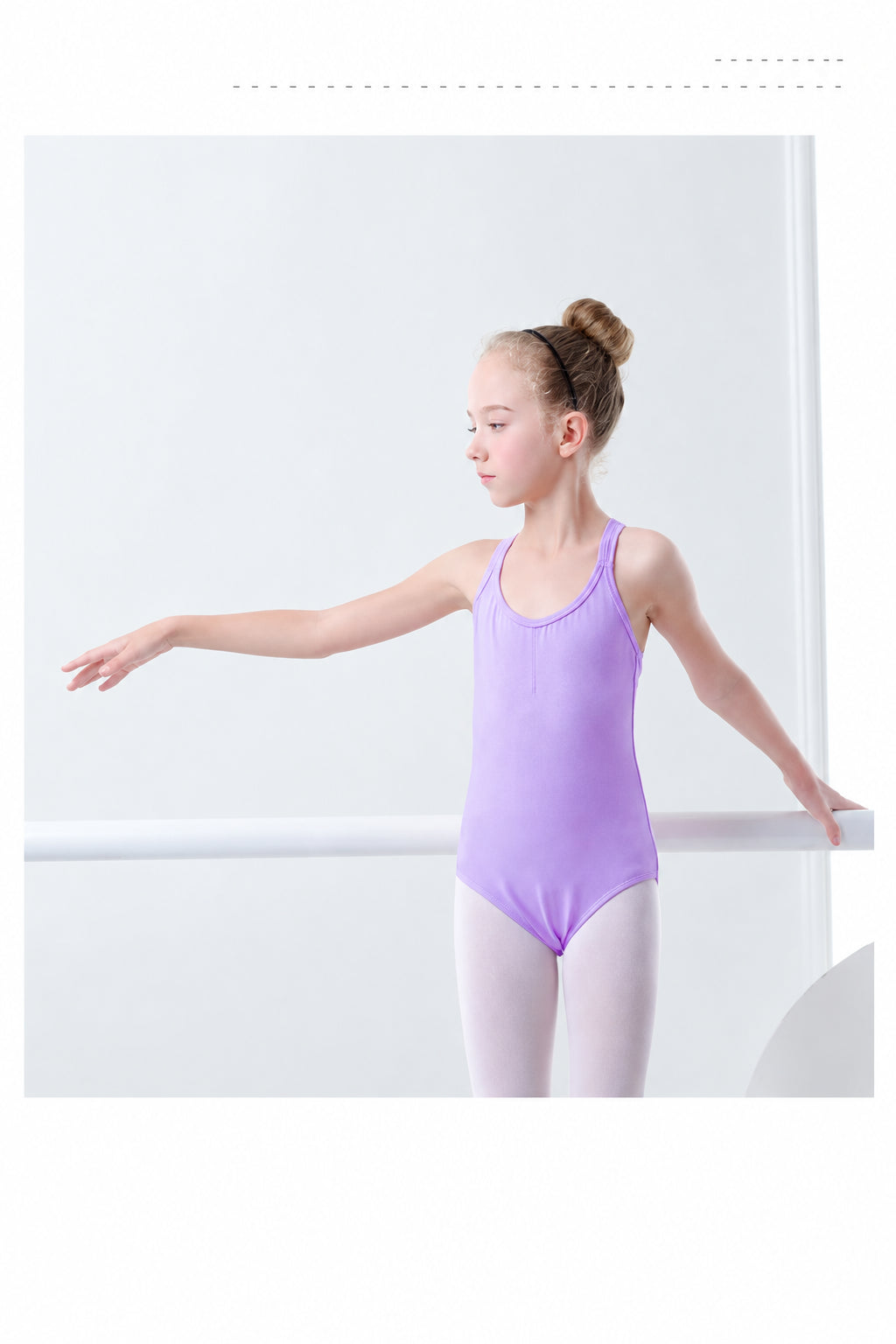 Collant Infantil de Alcinha com Costas Cruzadas - foto 14 - Bedance