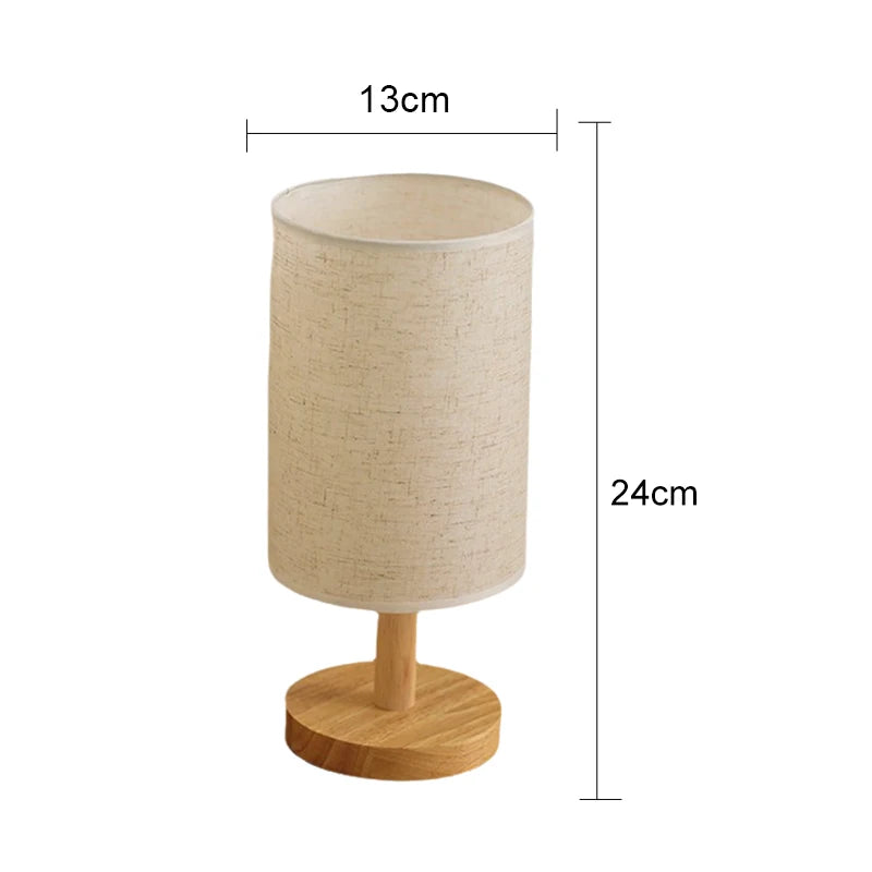 Luminária de Mesa com Base de Bambu e Cúpula de Linho - foto 19 - Bedance