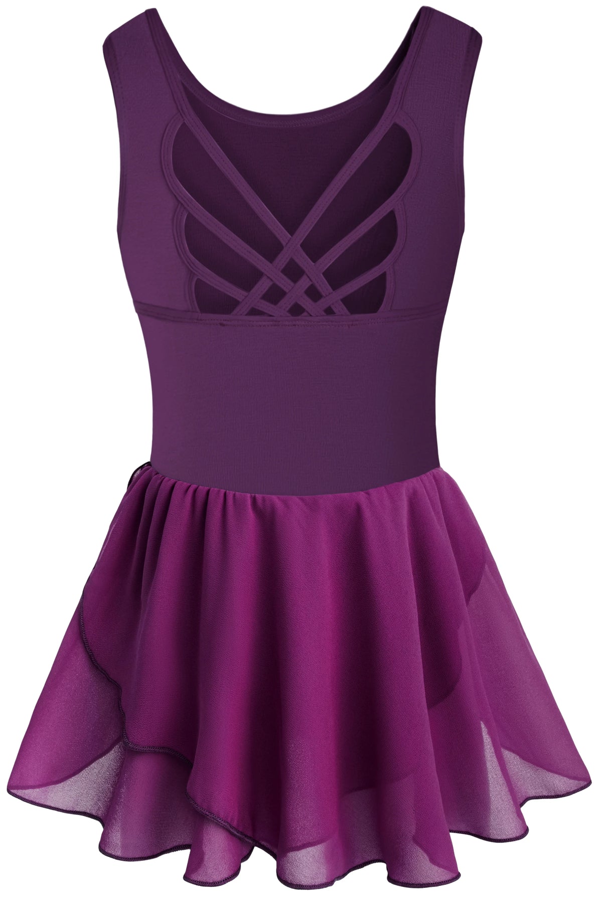 Collant Infantil com Saia e Costas de Borboleta - foto 4 - Bedance