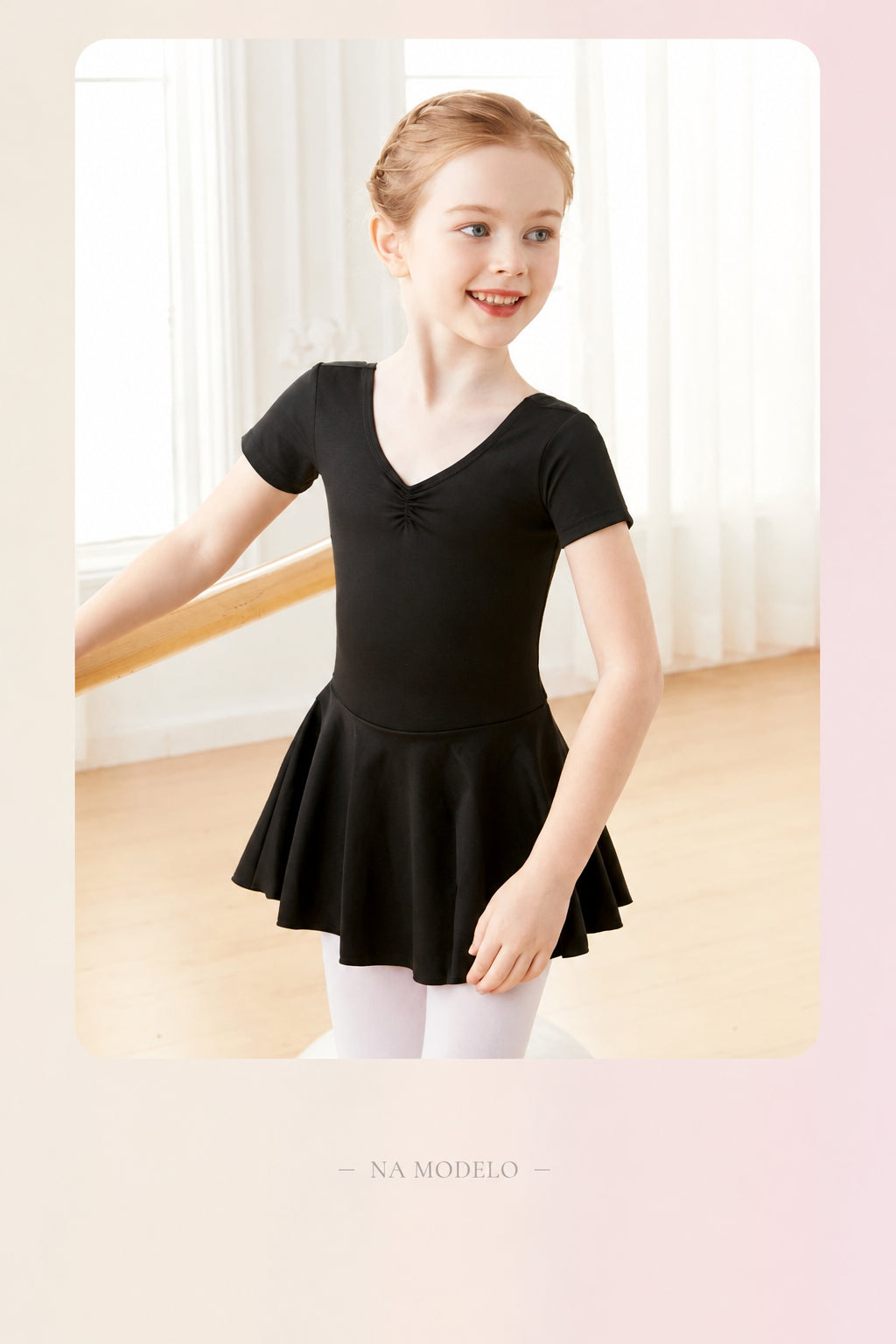 Collant Infantil com Saia de Tule - foto 14 - Bedance