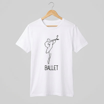Camiseta Feminina Bailarina em Movimento - Bedance