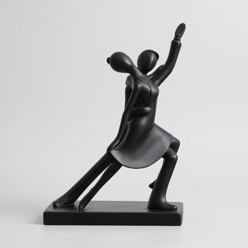 Escultura Abstrata de Dançarina em Resina - Bedance