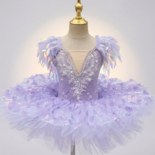 Vestido de Ballet com Paetês e Franjas nos Ombros - foto 7 - Bedance