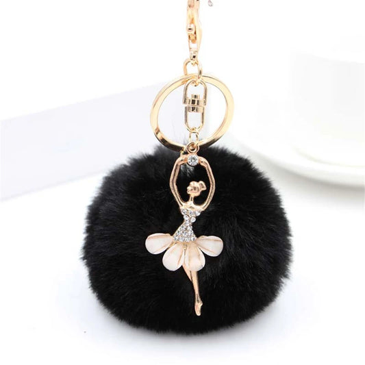 Chaveiro Bailarina com Strass e Pompom - foto 26 - Bedance