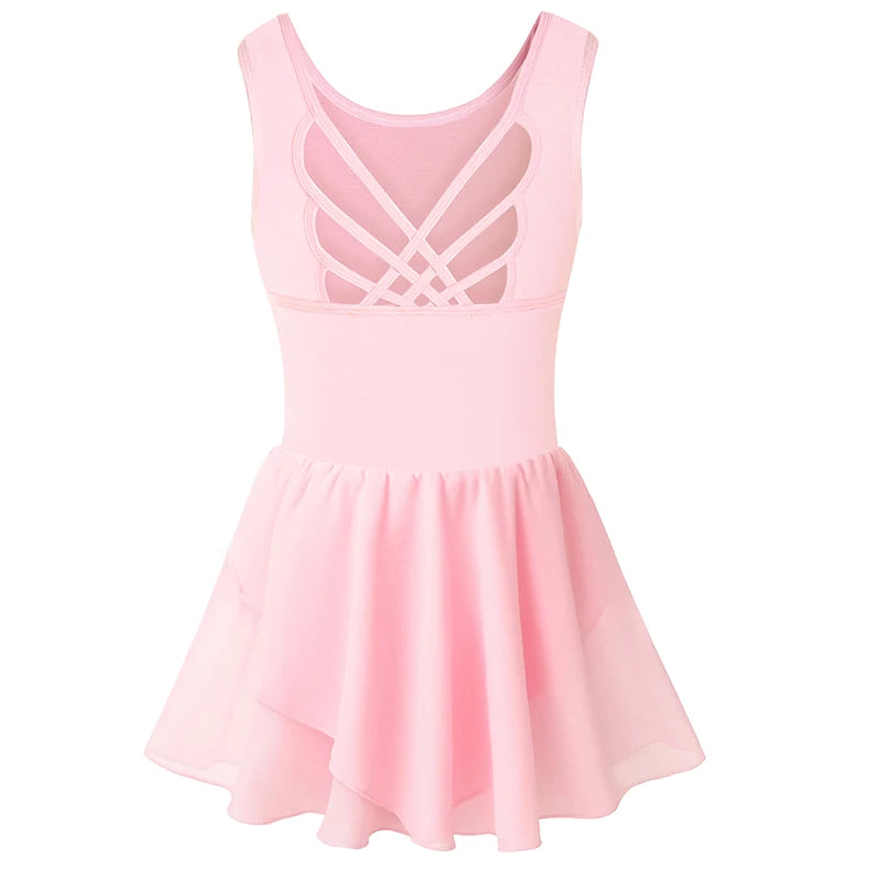 Collant Infantil com Saia e Costas de Borboleta - foto 6 - Bedance