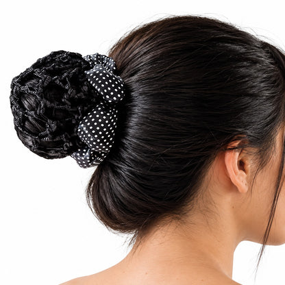 Bun Net with Bow and Elastic