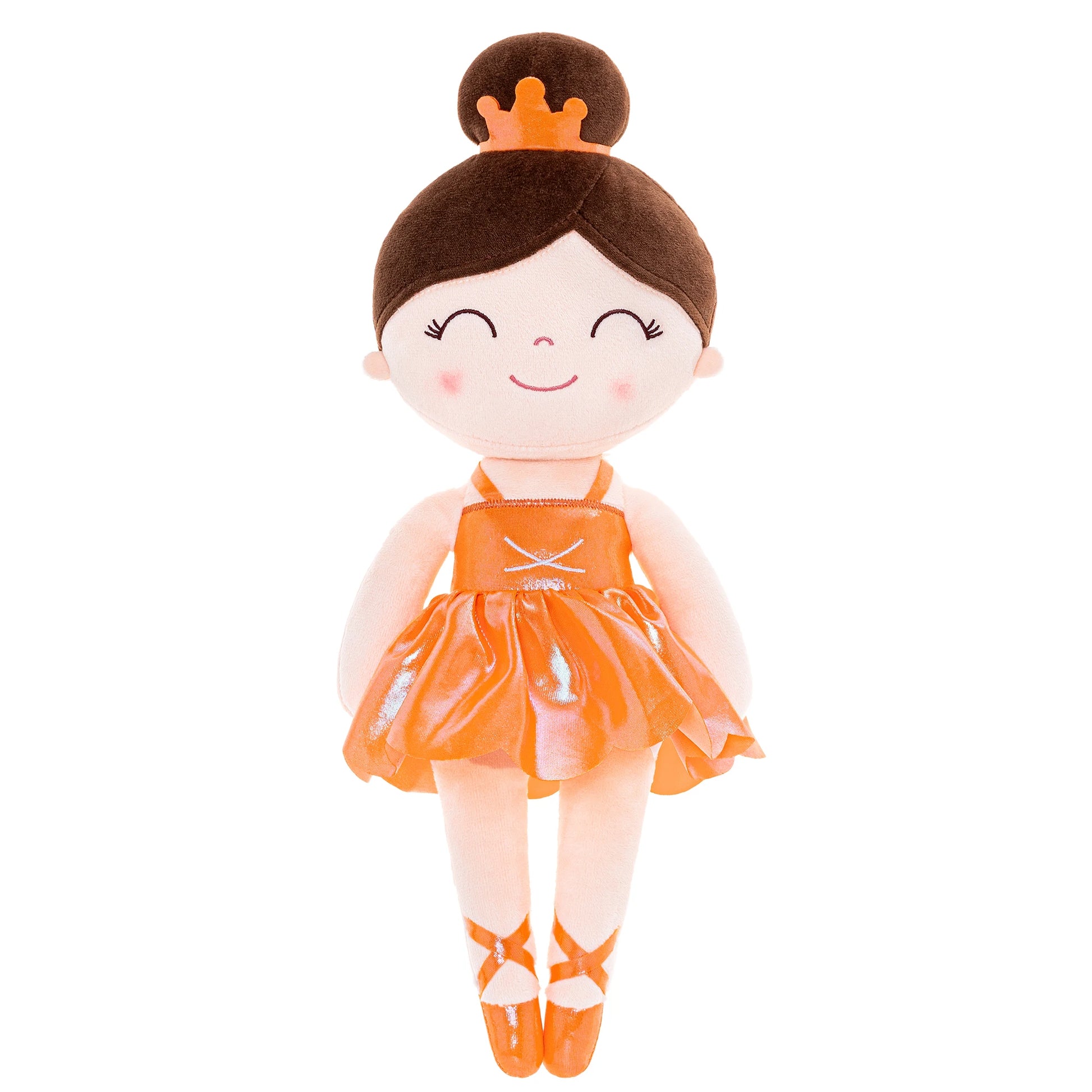 boneca bailarina gloveleya laranja