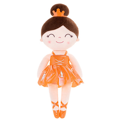 boneca bailarina gloveleya laranja