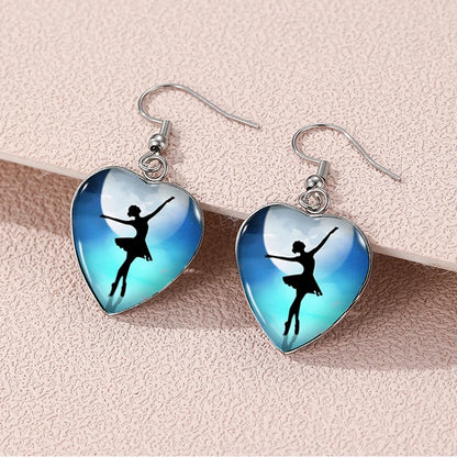 Brinco Sapatilha de Ballet em Cúpula de Vidro - Bedance