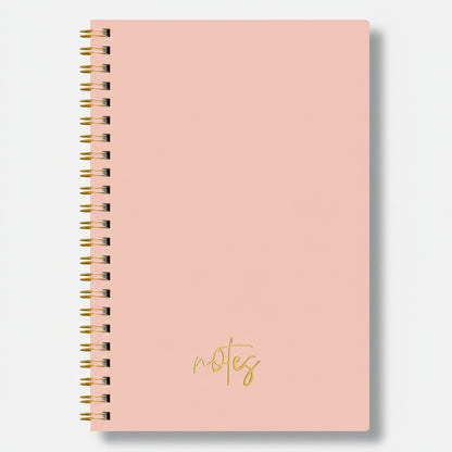 caderno espiral rosa