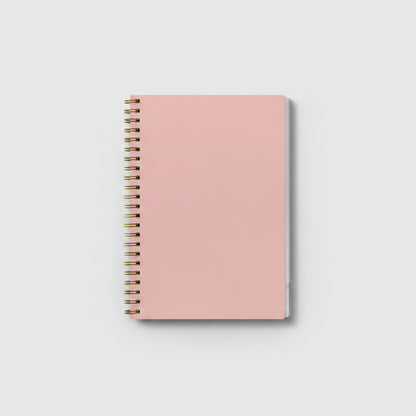 caderno espiral rosa