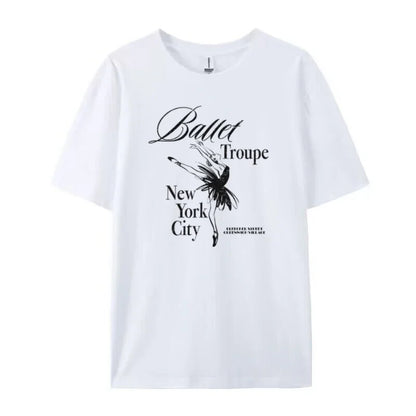camiseta bailarina estampa gg