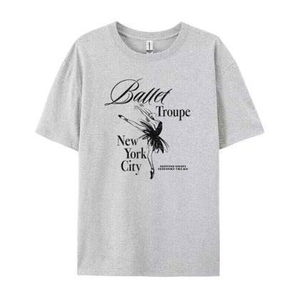 camiseta bailarina estampa ggg