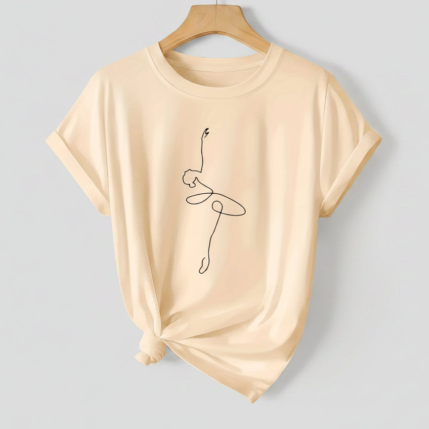 camiseta bailarina line m