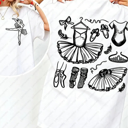 camiseta ballet estampada xxxl