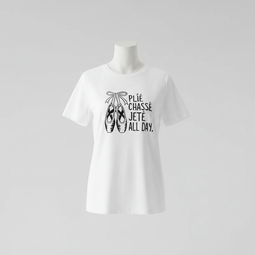 camiseta de dança eggg