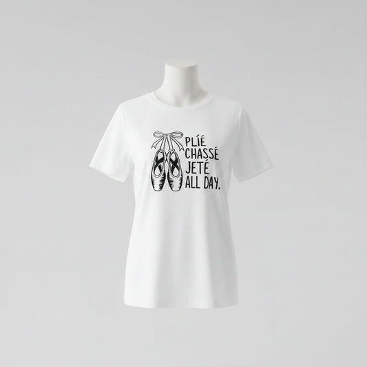 camiseta de dança eggg
