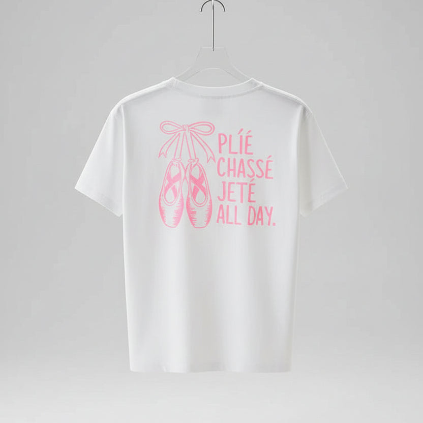 camiseta de dança eggg