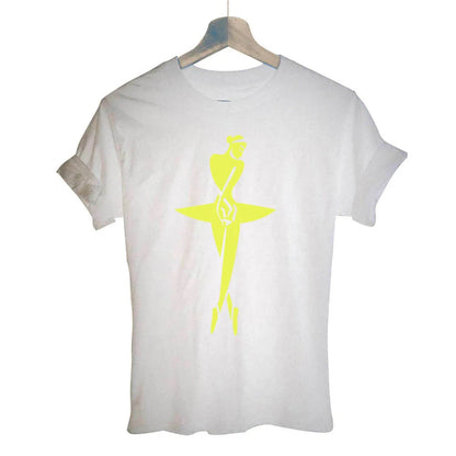 camiseta oversized estampa l