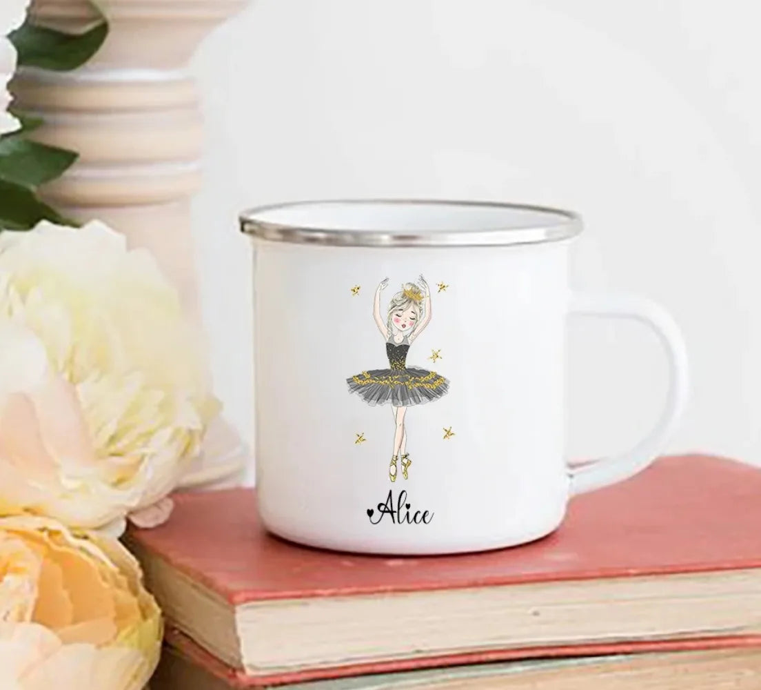 caneca de bailarina design 1 com nome