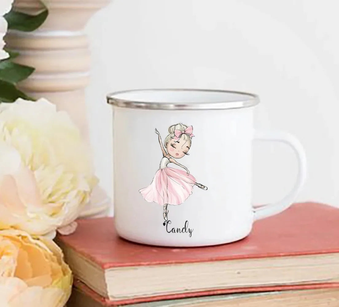 caneca de bailarina design 5 com nome