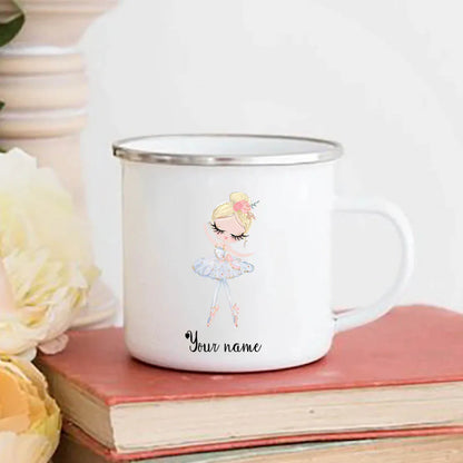 caneca de bailarina design 7 com nome