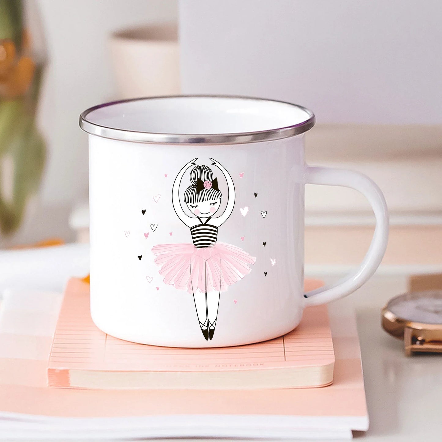 caneca de bailarina xh527-a015wh-8